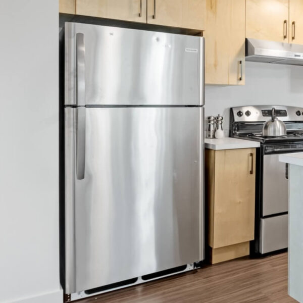 36" Side-by-Side Refrigerator and Freezer with 25 Cubic Ft. Total Capacity, Black - Afbeelding 2